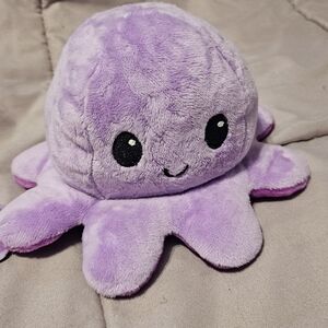 Tee Turtle Purple Reversible Plush Octopus Toy